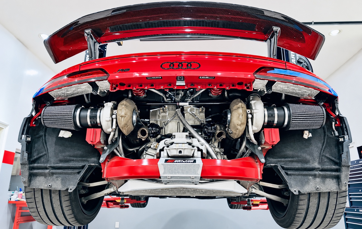 Audi R8 performance work
