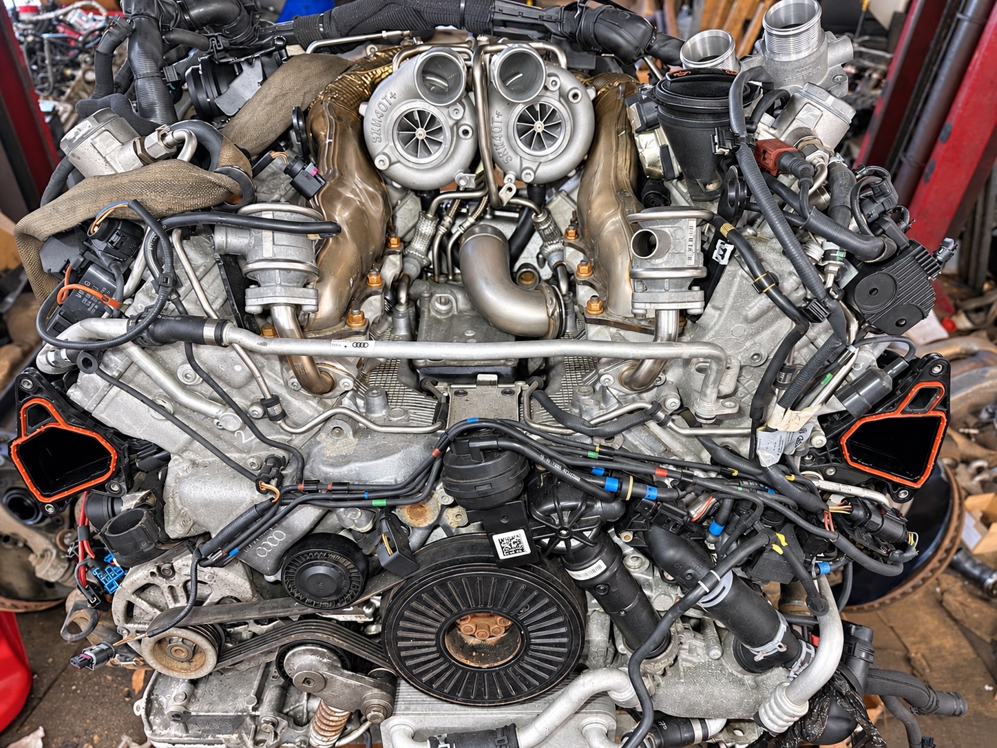 Twin-turbo engine repair